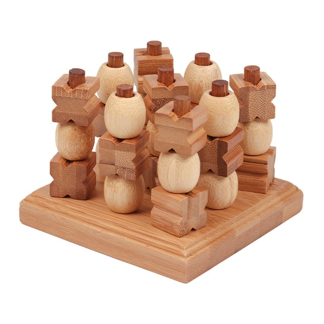 Planche de Poussée Tic-Tac-Toe 3d Ga Chess Parent-Enfant pour