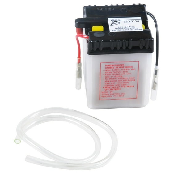 Yuasa 6N4-2A Conventional 6V Battery (YUAM2640B)