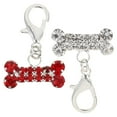 thumbnail image 3 of Shisuyan 2Pcs Pet Collar Pendants Decorative Rhinestone Pendants Lovely Hanging Pendants, 3 of 9