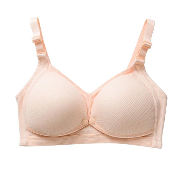 yoeyez Soutiens-Gorge de Sport pour Femmes Forte Poitrine, Soutien-Gorge de Nuit de Maternité Sans Armatures pour Femmes en Coton à Boucle avant, Lingeries pour Femmes Enceintes, Soutiens-Gorge d'Allaitement Sans Coutures, Soutien-Gorge Léger Douce et Confortable Kaki G