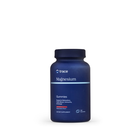 Trace Minerals Magnesium Gummies - Supports a Calm Mindset - Magnesium Chewables for Kids & Adults - Bone, Digestion, Heart Health & Immune Support - Watermelon Flavor - 120 Count (120 Servings)