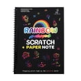 thumbnail image 1 of Libro de arte para raspar para niños, papel para raspar de arcoíris, papel para raspar de arcoíris, manualidades para niños, notas para raspar, juego de papel mágico para raspar, Pa, 1 of 1