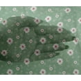 thumbnail image 5 of oneOone Viscose Chiffon Sea Green Fabric Florals Fabric For Sewing Printed Craft Fabric By The Yard 42 Inch Wide, 5 of 6