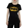 thumbnail image 3 of DC Comics Womens Batman Spray Logo Cotton T-Shirt, 3 of 5