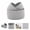 Gray, variant on 3 Piece Woven Cotton Rope Storage Basket Set, Round Nesting Organizer Bins for Bathroom, Bedroom, Nursery and Living Room