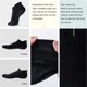 thumbnail image 4 of Hylaea Calcetines antideslizantes para yoga, pilates, barra hospitalaria, calcetines antideslizantes para pilates, kickboxing en casa | Paquete múltiple sin diapositivas Grande Extragrande, 4 of 5