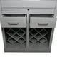 thumbnail image 4 of Cantina moderna con barra y cabas Sahara gris R21 MUEBLES ALTO 1.98 m ANCHO 1 m FONDO 40 cm, 4 of 8