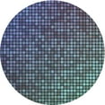 thumbnail image 1 of Ahgly Company Machine Washable Indoor Round Transitional Blue Koi Blue Area Rugs, 7' Round, 1 of 7