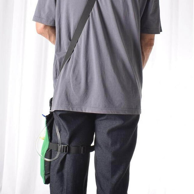 Urinary Drainage bag for Home Travel Incontinent People Elderly Privacy Cover Adjustable Strap Grey