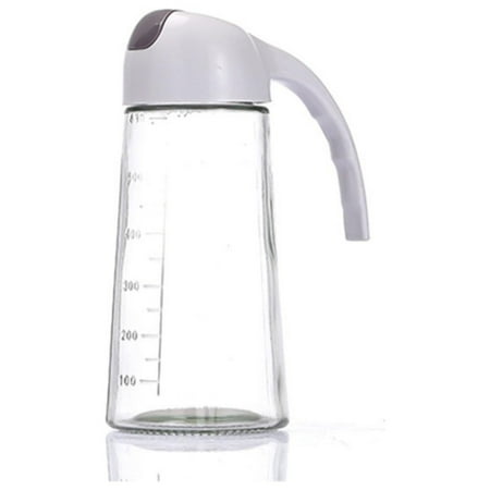 

Zhaox Must-Have Glass Oil Pot Automatic Opening And Closing Oil Pot Kitchen Oil Bottle Condiment Sub Bottling Household Kitchen Storage Bottle
