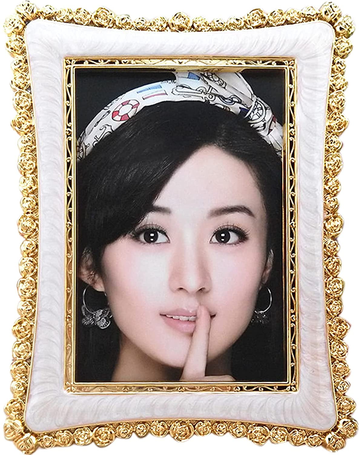 Vintage Photo Frames Square Resin Roses Antique Picture Frame for Wall