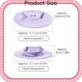 thumbnail image 3 of Shiogb Silicone Tea Bag Holder, Crab Designed Cup Cover with Tea Bag Holder Mug Lid for Coffee Tea, Reusable Silicone Lid Leak Proof, B*4, 3 of 4