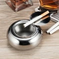 thumbnail image 7 of MERILER Fully Enclosed Self-Extinguishing Stainless Steel Ashtray - Ideal for Home, Car, and as a Thoughtful Gift for Men, 7 of 7
