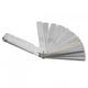 thumbnail image 4 of Calibrador de espesores de acero inoxidable de 89 mm, regla métrica e imperial, herramienta de inspección de soldadura de 0,04 a 0,88 mm, 4 of 10