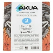 Speedball Akua Printing Plates, 8" x 12", 3/Pkg.