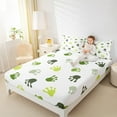 thumbnail image 4 of Castle Fairy Green Frog 4pcs Bed Sheets for Kids,Animal Paw Print King Sheets,Cartoon Animal Super Cozy Sheet Set,Super Cozy Room Decor, 4 of 7