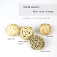 5 Pieces Small Animal Chew Ball Toy Rolling Activity Play Balls Bunny ...