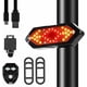 thumbnail image 1 of Señal de giro para bicicleta y luz trasera con efectos de sonido, control remoto inalámbrico, 1 of 5