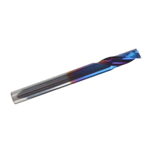 Broca de enrutador, cortador de fresado, cortador de fresado en espiral de acero de tungsteno, cortador de una sola flauta, rendimiento de alta gama