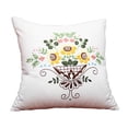 thumbnail image 2 of AMLESO Housses de Coussin Broderie DIY Motif Floral Tissu Taie d'Oreiller Blanc1, 2 of 8