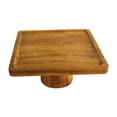 thumbnail image 1 of Soporte cuadrado de madera para exhibición de pasteles, bandeja para servir, accesorios, elevador para pasteles de la tarde 20 cm x 95 cm, 1 of 9