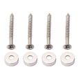 thumbnail image 1 of WHAMVOX 4Set Guitar Neck Joint Screws Metal Silver for Electric Guitar Accessories Repair, 1 of 8