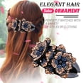 thumbnail image 3 of Pinza De Pelo De Diamantes De Imitación Para Mujeres Y Niñas, Horquillas De Cristal Elegantes, Pinzas Para El Pelo, Accesorios Elegantes Y Gruesos Para El Cabello Largo ANGGREK  EH1034, 3 of 8