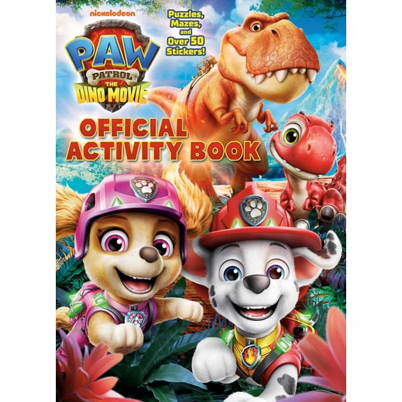 Paw Patrol: The Dino Movie: Official Activity Book, (Paperback)