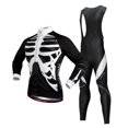 thumbnail image 2 of Camisas De Bicicleta Para Hombre Jerseys De Ciclismo De Manga Larga Y Pantalones Con Babero Conjunto Con Cremallera Completa Ropa De Ciclismo De Otoño XXL Macarena Ciclismo Jersey Bib Pantalones conjunto, 2 of 8
