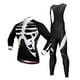 thumbnail image 2 of Camisas De Bicicleta Para Hombre Jerseys De Ciclismo De Manga Larga Y Pantalones Con Babero Conjunto Con Cremallera Completa Ropa De Ciclismo De Otoño XXL Macarena Ciclismo Jersey Bib Pantalones conjunto, 2 of 8