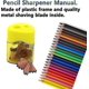 thumbnail image 3 of 24pcs Pencil Sharpener Manual, Assorted Color Small Dual Hole Pencil Sharpeners Bulk With Lid For School Office Home, 3 of 5