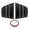thumbnail image 1 of 2pcs Side Window Louver ABS Wearproof Air Vent Scoop Shades Cover Replacement for Dodge Charger 2011‑2021Black, 1 of 9