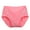 Pink, variant on opvise Menstruation Panties Lace High Waist Leak Proof Close Fit Plus Size Cotton Crotch Obesity Briefs Middle Aged Underwear Pink 6XL