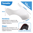 thumbnail image 2 of 10 Pares Protector Antiarrugas Tenis hombres L: 25-30 cm Blanco/Negro, 2 of 5