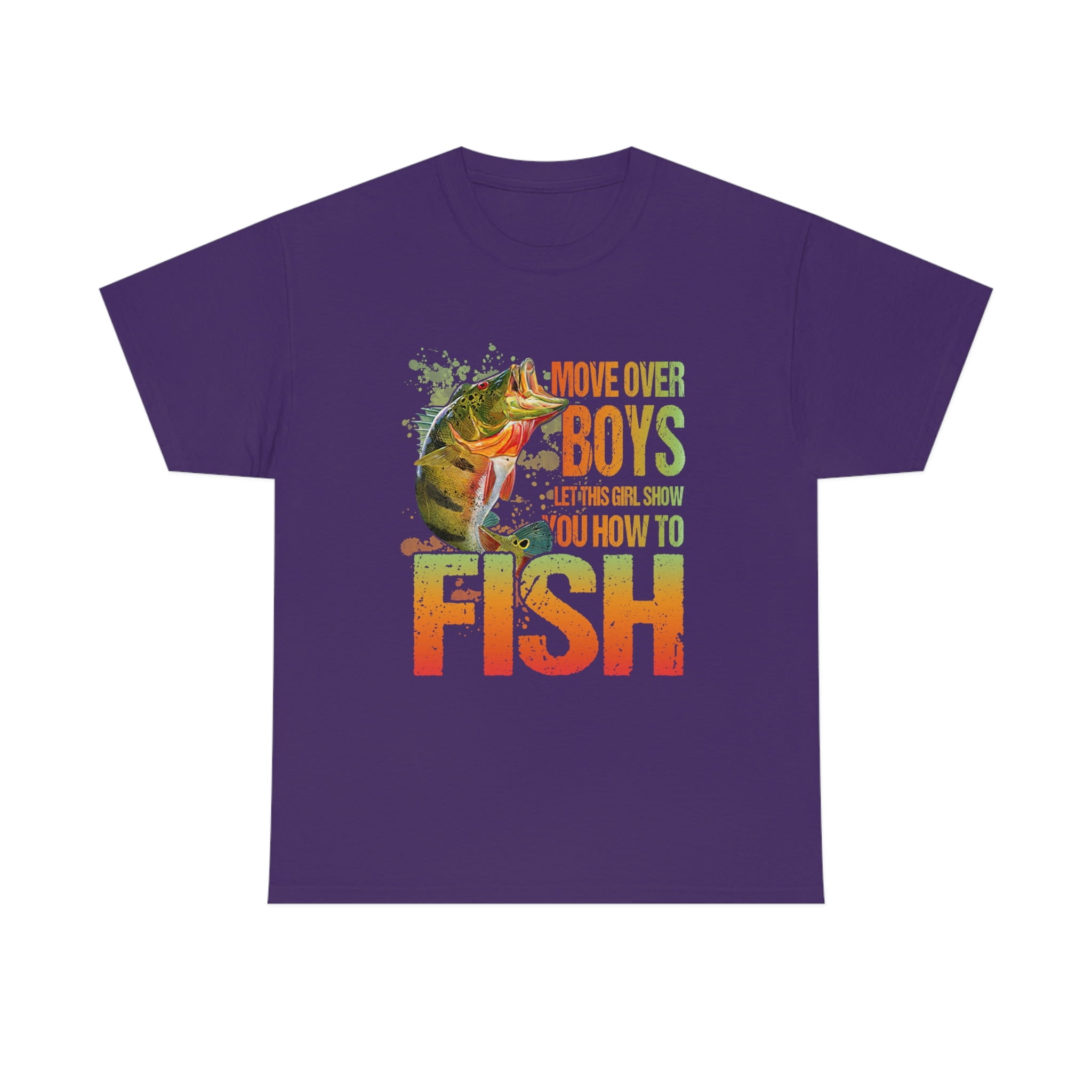 Familyloveshop LLC Fishing Tshirt, Women Fishing Shirt, Funny Fishing  ShirtsGraphic Tees, T-shirt for Mother, Gift For Her 