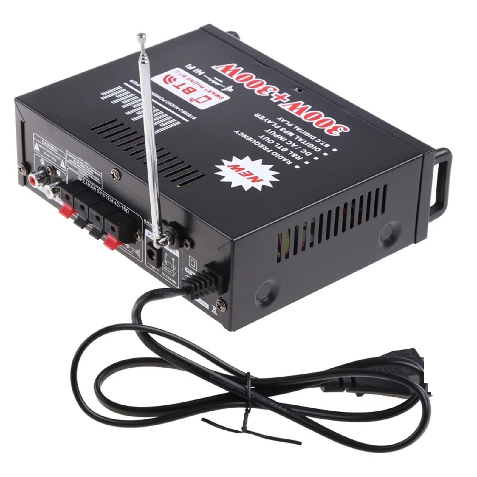Stereo Hifi Car Home Subwoofer Car Car Amplifier Amp Sound Speaker Edr Led Design Amplifiers 600w ,Bass Treble Control