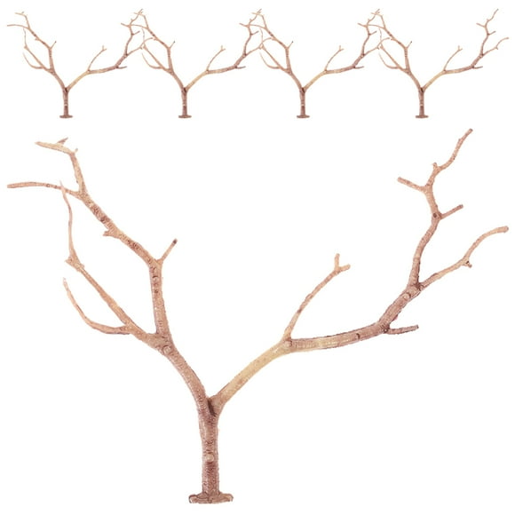 6pcs Antler Shaped Branches Artificial Antler Tree Branches for Christmas