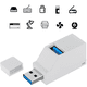 thumbnail image 4 of Concentrador USB 3.0 de 3 puertos (2x USB 2.0 + USB 3.0), concentrador de datos para PC y otros dispositivos compatibles con USB 3.0 Ormromra 2033549-2, 4 of 8