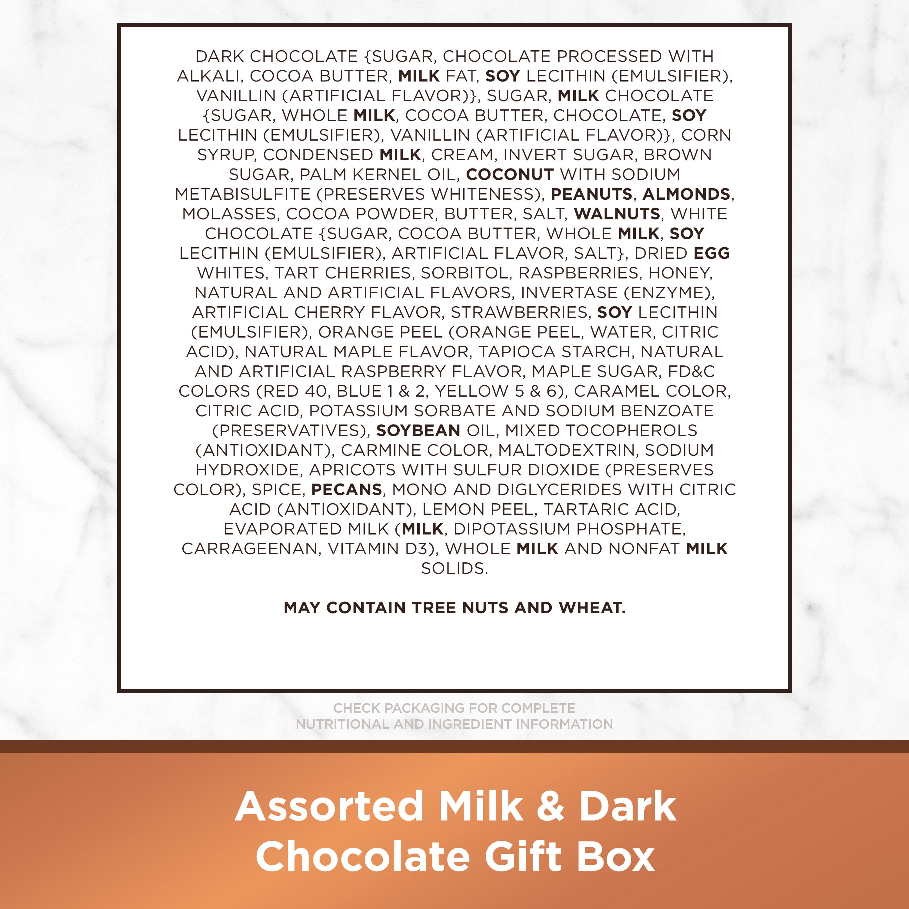 RUSSELL STOVER Assorted Milk & Dark Chocolate Gift Box, 32 oz. (≈ 56 pieces)