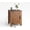 Brown, variant on GarveeHome Rustic Farmhouse Nightstand with Charging Station, Barn Door & Adjustable Storage Shelf, Wooden Small Table, White