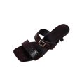 thumbnail image 2 of Viluyesy Womens Kitten Heel Sandals, Slip-On Comfortable Open Toe Spring Summer Casual Dress Shoes Black US6.5, 2 of 9