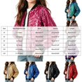 thumbnail image 3 of Vdoaml Girls Sequin Bomber Jacket Kids Full Zip Long Sleeve Sparkly Coat Children Party Performance Outerwear 9-10 Years Gold, 3 of 5