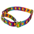 thumbnail image 4 of Country Brook Petz® Rainbow Hearts Martingale Dog Collar, Small, 4 of 5