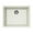 White, variant on Quartztone Series Composite Granite Undermount Single Bowl Kitchen Sink, White