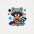 thumbnail image 4 of Inktastic Red White and Feral Patriotic Boys or Girls Baby T-Shirt, 4 of 5