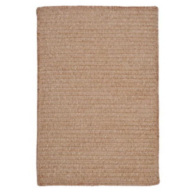 Colonial Mills Tapis M801R048X048S Simple Chenille - Barre de Sable 4 Pi Carré Tapis Tressé
