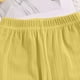 thumbnail image 4 of Odeerbi 2-13 Años Niñas Hielo Seda Pantalones Acampanados Recorte Lechuga Pantalones Primavera Verano Color Sólido Pantalón Largo Completo, 4 of 5