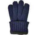 thumbnail image 4 of Bruceriver Men's Pure Wool Knitted Gloves with Lining with Rib Design, 4 of 6
