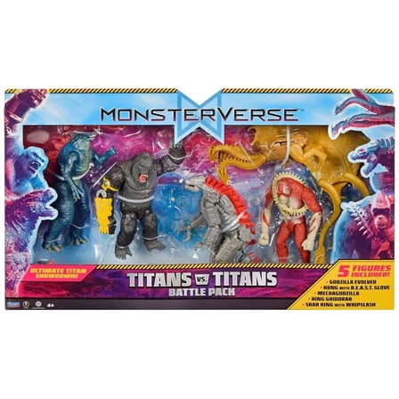 Godzilla King of the Monsters Monsterverse Titans vs. Titans Battle Pack Action Figure Set