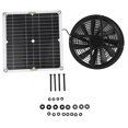 thumbnail image 1 of 10 Inch 100W Solar Panel Fan Kit, Waterproof Solar Panel, Round Ventilation Box, Exhaust Fan for Chicken Coop, Greenhouse, Garden Shed, 1 of 4